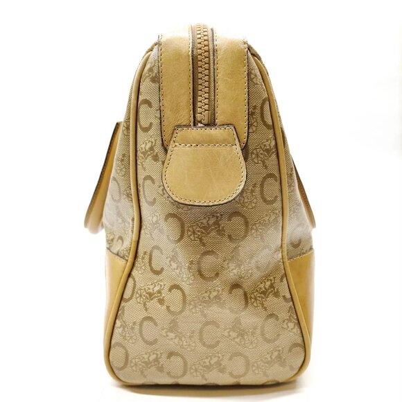 CELINE Hand Bag Brown Coated Canvas 3716222 - Picture 3 of 9